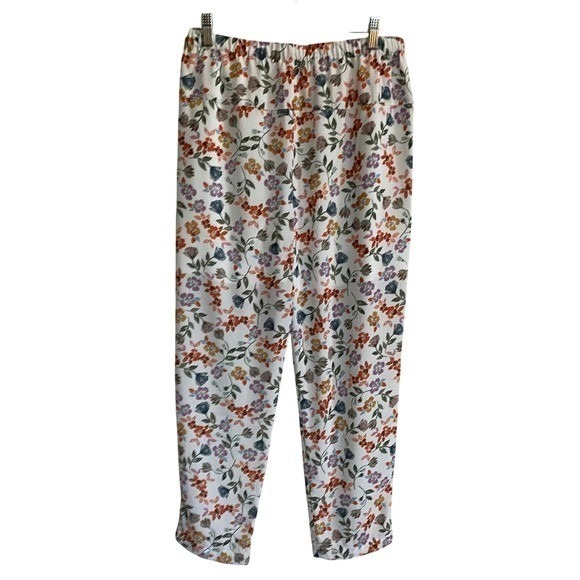 NYDJ Floral Print Pull On Relaxed Cropped Pants XS Women's Casual Summer - Picture 7 of 12